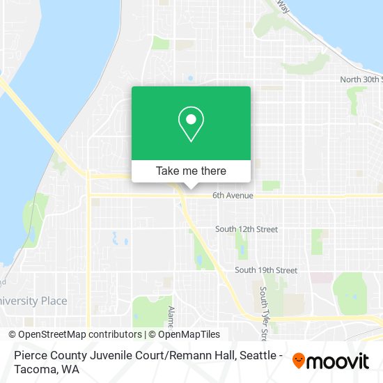 Pierce County Juvenile Court / Remann Hall map