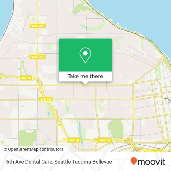 Mapa de 6th Ave Dental Care