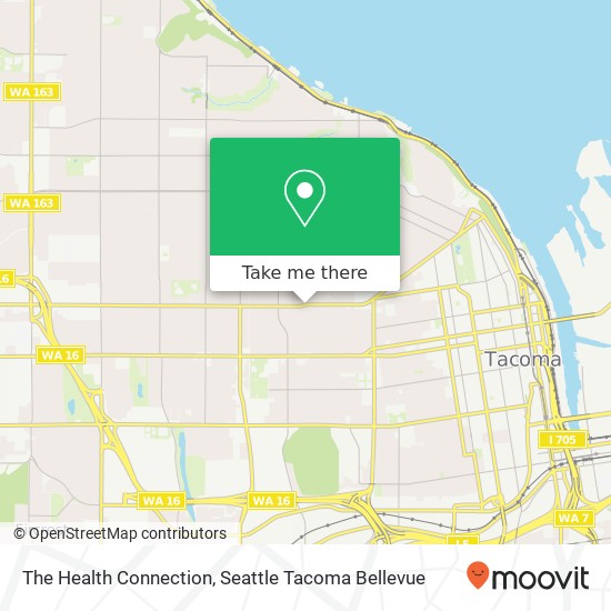 The Health Connection map