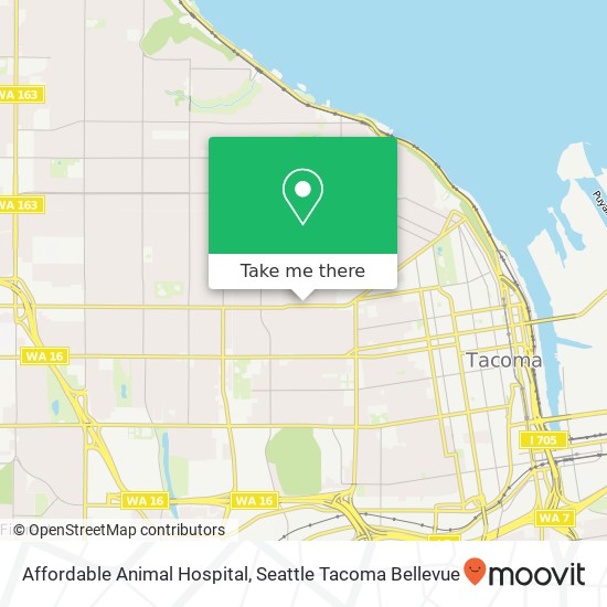 Mapa de Affordable Animal Hospital