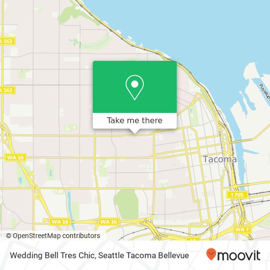 Wedding Bell Tres Chic map