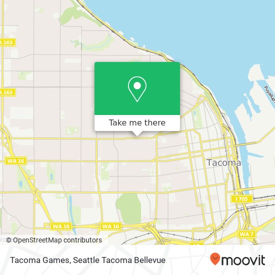 Tacoma Games map