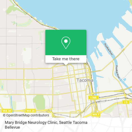 Mary Bridge Neurology Clinic map