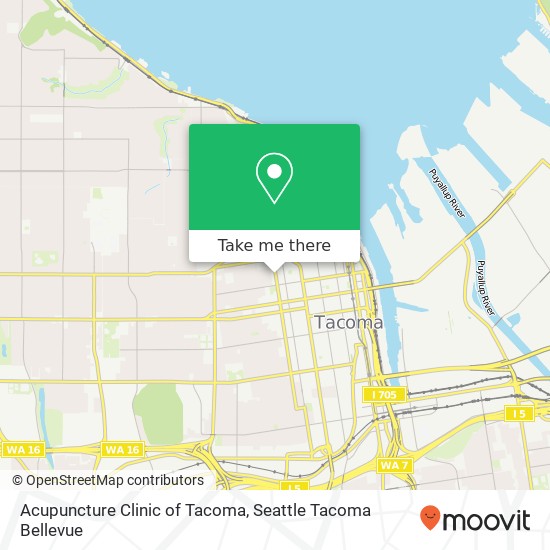 Mapa de Acupuncture Clinic of Tacoma