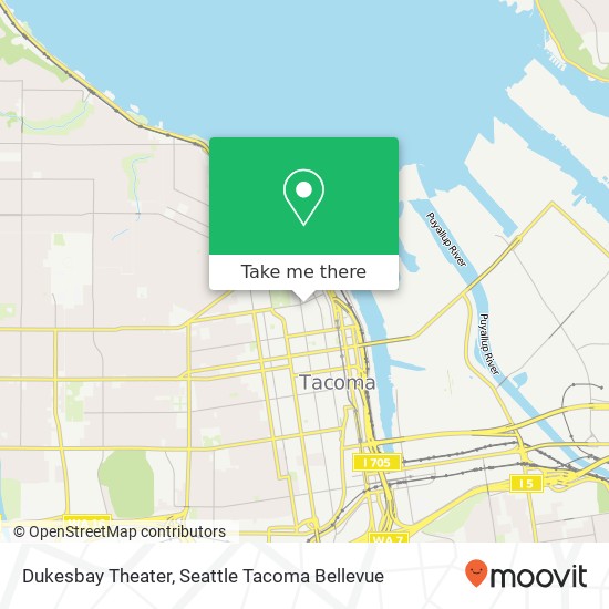 Mapa de Dukesbay Theater