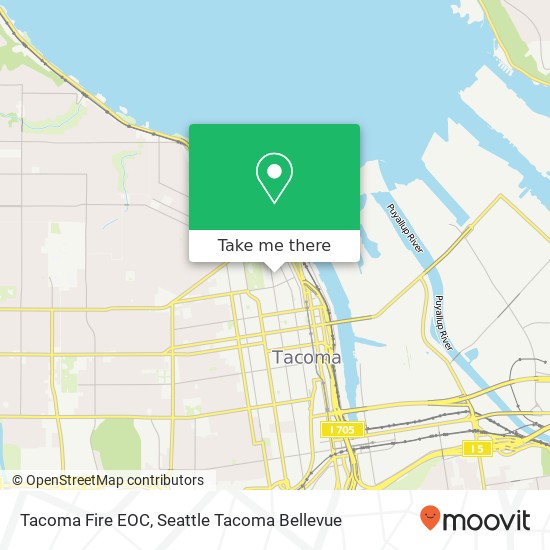 Tacoma Fire EOC map