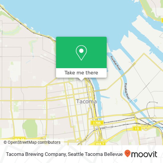 Mapa de Tacoma Brewing Company