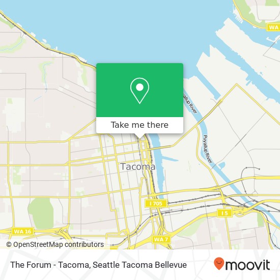 Mapa de The Forum - Tacoma