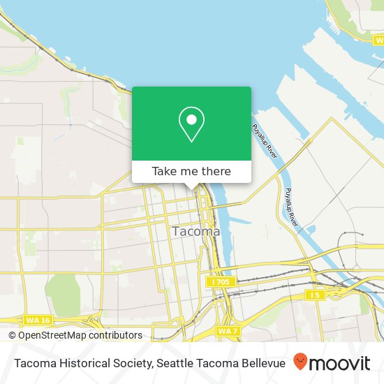 Mapa de Tacoma Historical Society