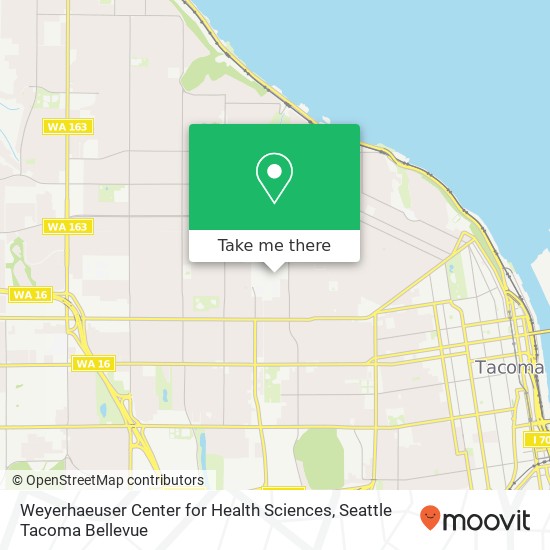 Weyerhaeuser Center for Health Sciences map