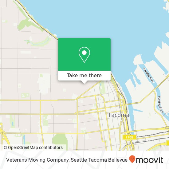 Veterans Moving Company map