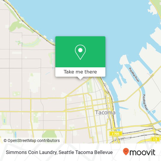 Simmons Coin Laundry map