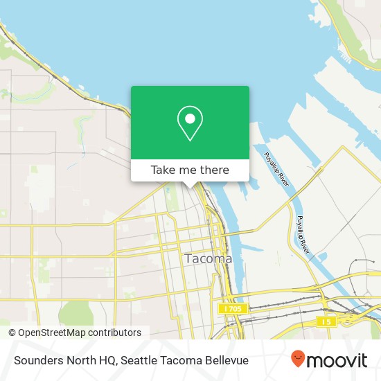 Sounders North HQ map