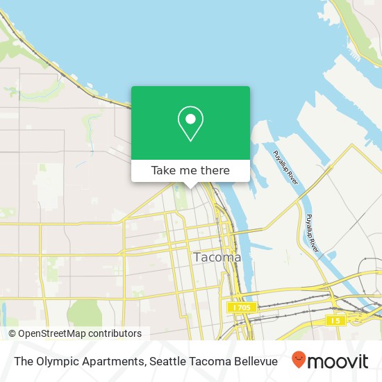 The Olympic Apartments map