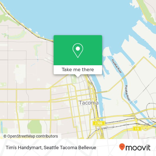 Tim's Handymart map