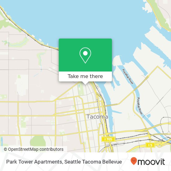 Park Tower Apartments map