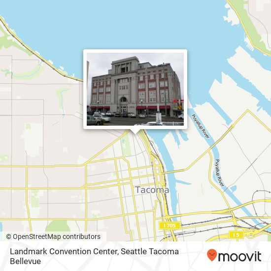 Mapa de Landmark Convention Center