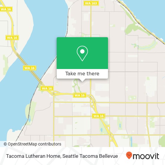 Tacoma Lutheran Home map