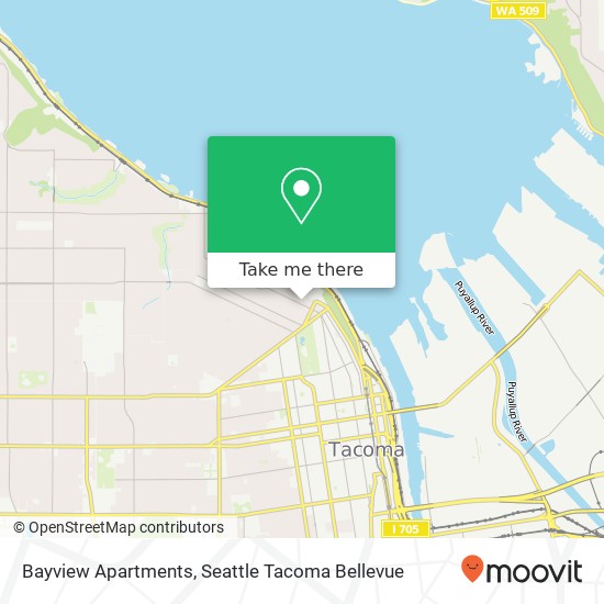 Bayview Apartments map