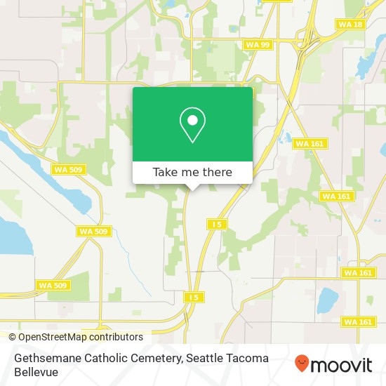 Mapa de Gethsemane Catholic Cemetery