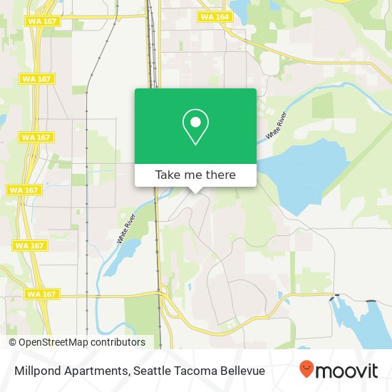 Millpond Apartments map