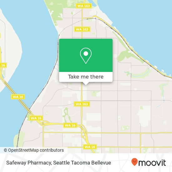 Mapa de Safeway Pharmacy