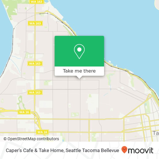 Caper's Cafe & Take Home map