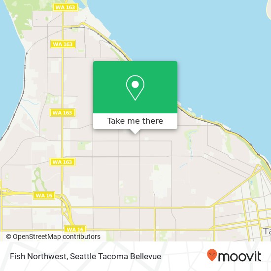 Mapa de Fish Northwest