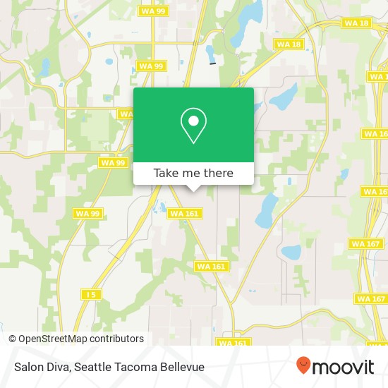 Salon Diva map