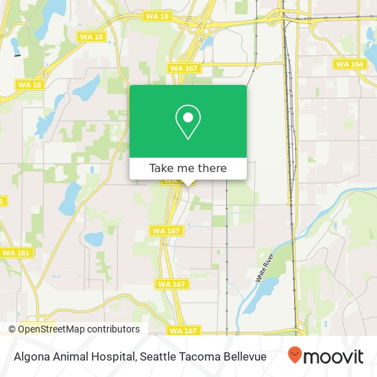 Mapa de Algona Animal Hospital