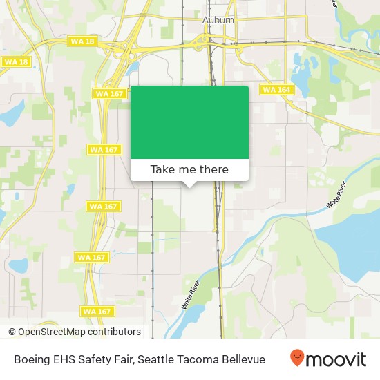 Boeing EHS Safety Fair map