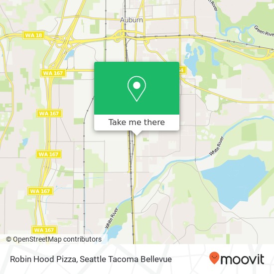 Robin Hood Pizza map