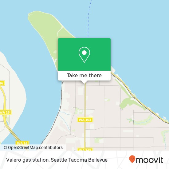 Valero gas station map