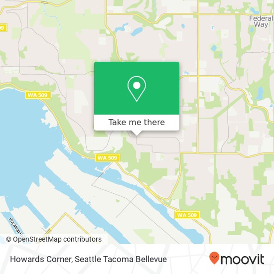 Howards Corner map