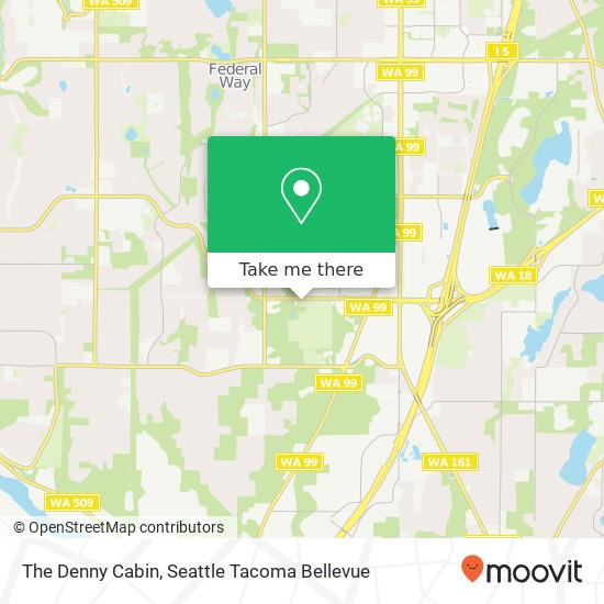 Mapa de The Denny Cabin