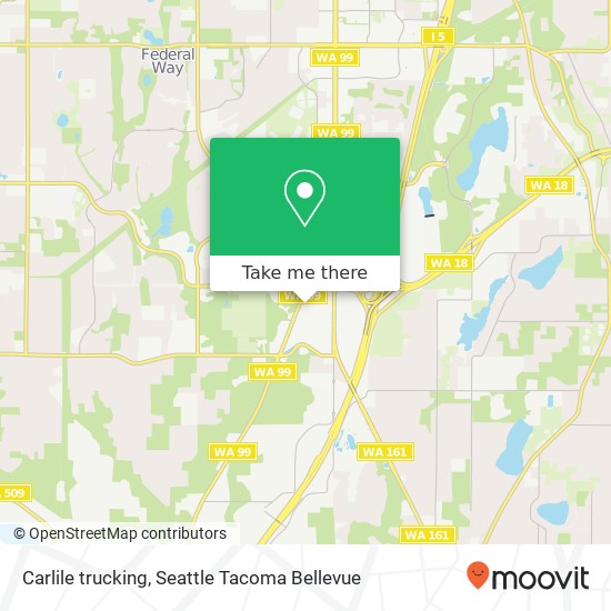 Mapa de Carlile trucking