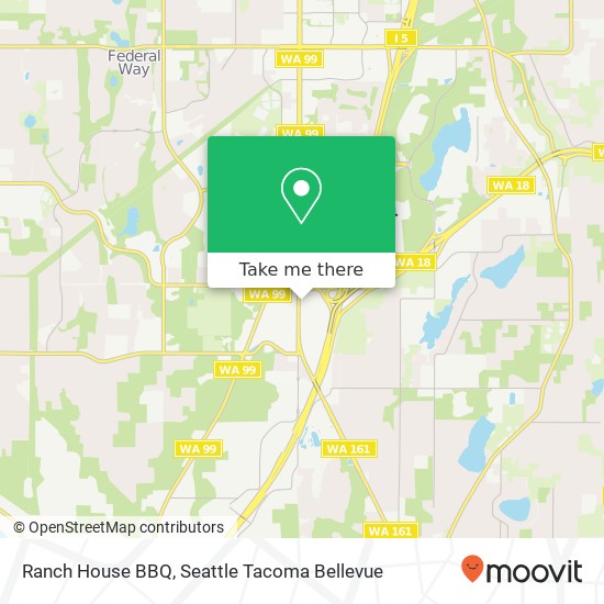 Mapa de Ranch House BBQ