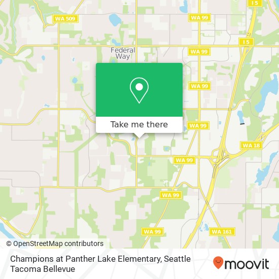 Champions at Panther Lake Elementary map