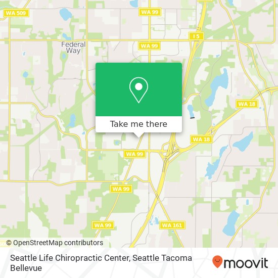 Seattle Life Chiropractic Center map