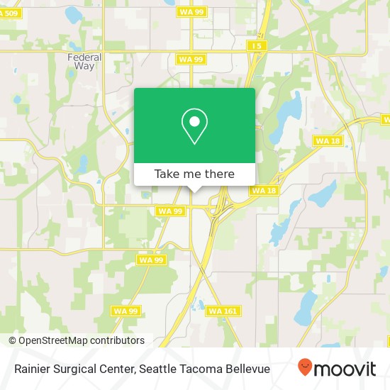 Rainier Surgical Center map