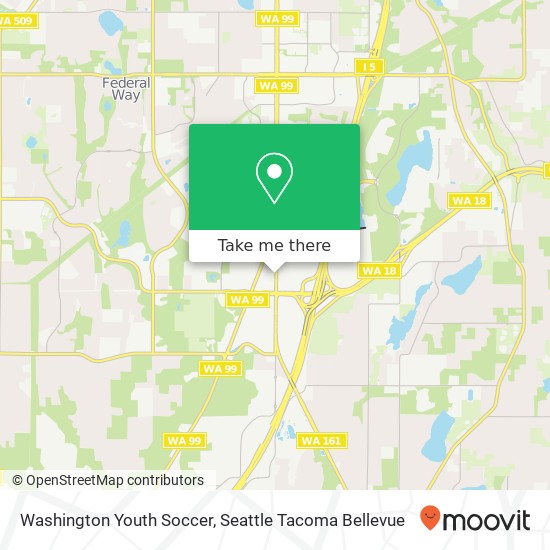 Washington Youth Soccer map