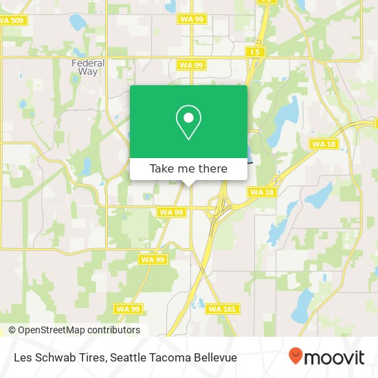 Les Schwab Tires map