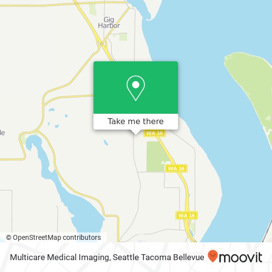 Multicare Medical Imaging map