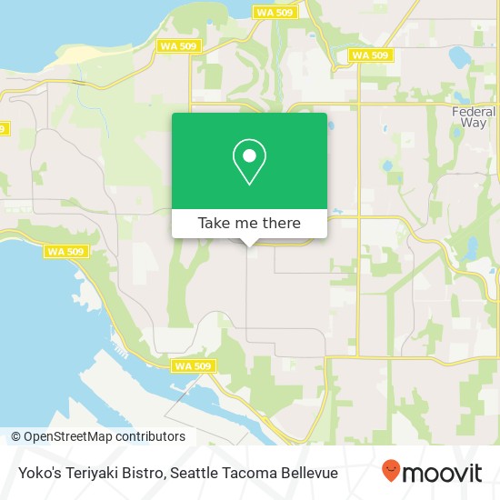 Yoko's Teriyaki Bistro map