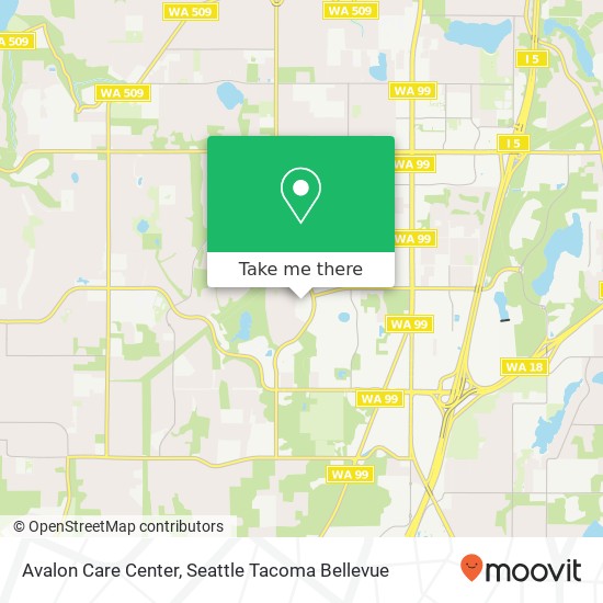 Avalon Care Center map