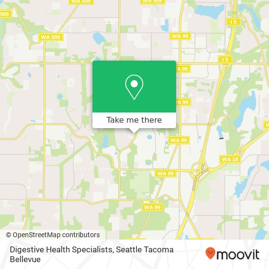 Digestive Health Specialists map