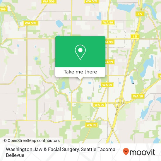 Washington Jaw & Facial Surgery map