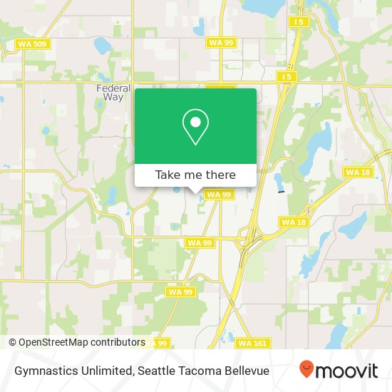 Gymnastics Unlimited map