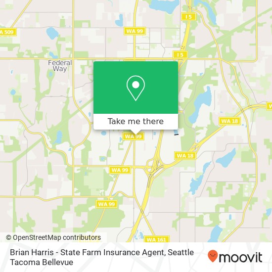 Brian Harris - State Farm Insurance Agent map