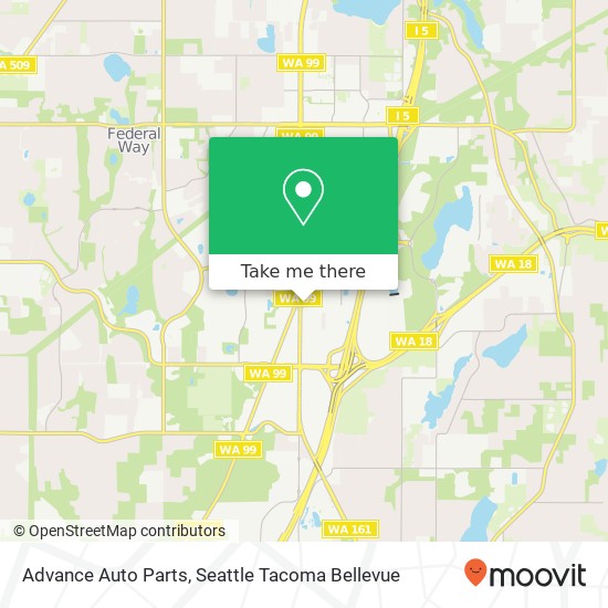 Advance Auto Parts map